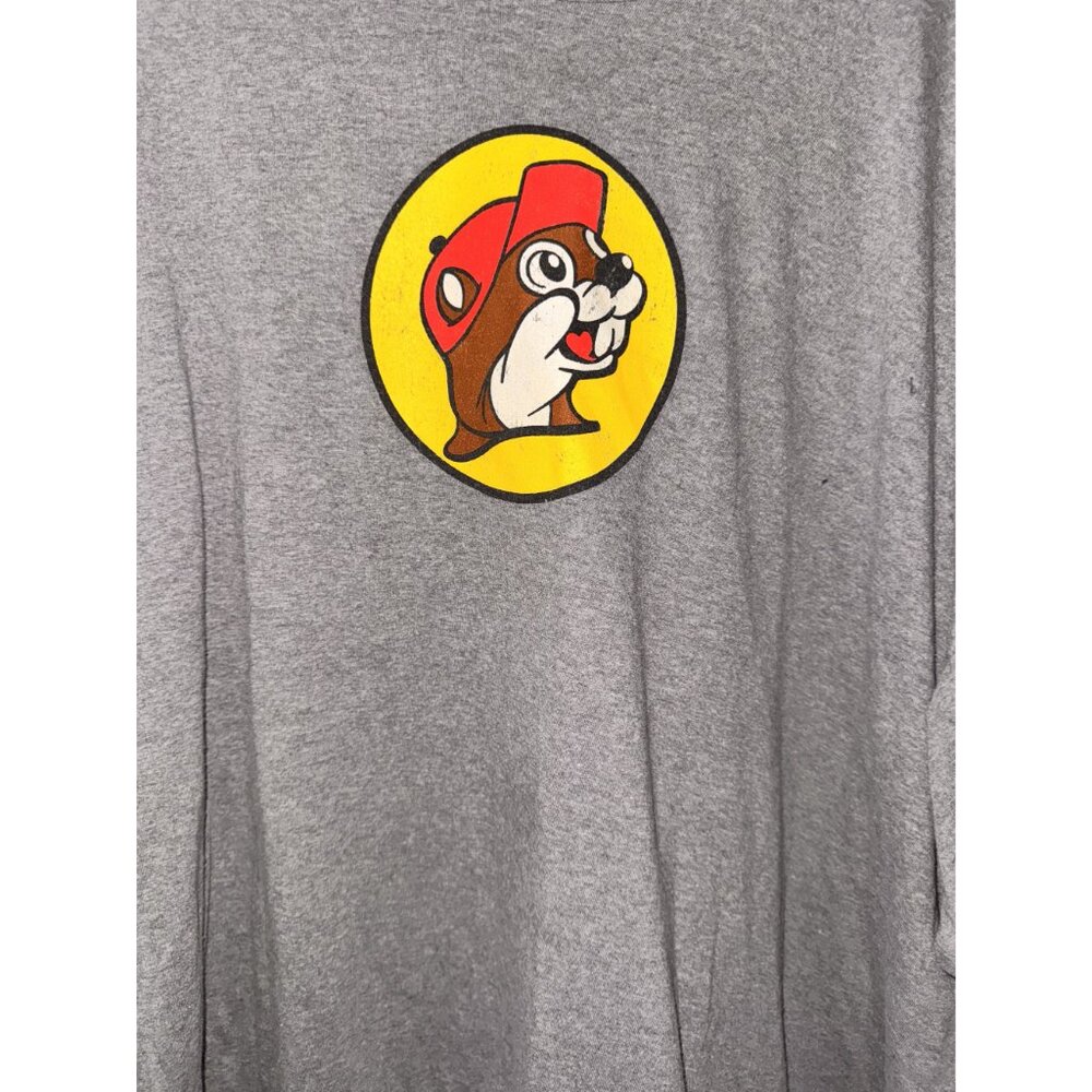 Buc-Ees Gray Graphic T-Shirt 3X Cotton/Polyester Blend - Picture 2 of 4
